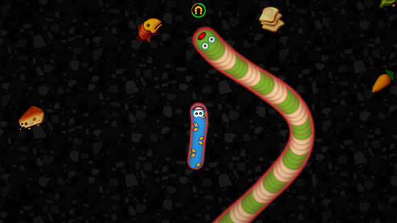 Worms Zone a Slithery Snake