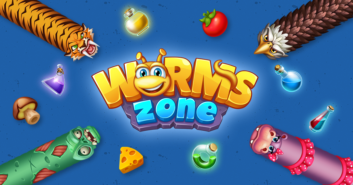 Worms Zone a Slithery Snake - Jogue o jogo da Cobrinha em Jogos na Internet